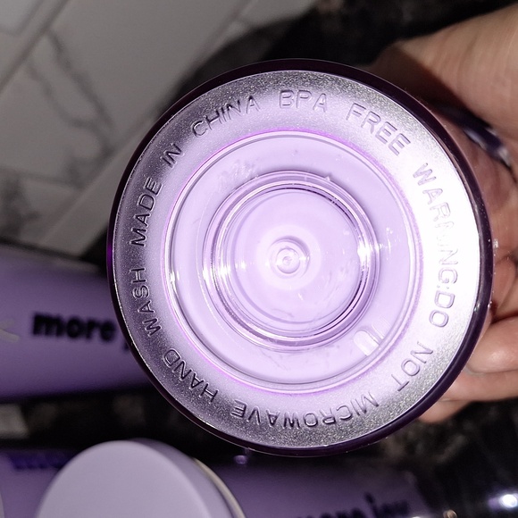 ♠️ Set of 4 Kate Spade “more joy” Insulated Tumblers. Purple. 20 oz. - Picture 5 of 8